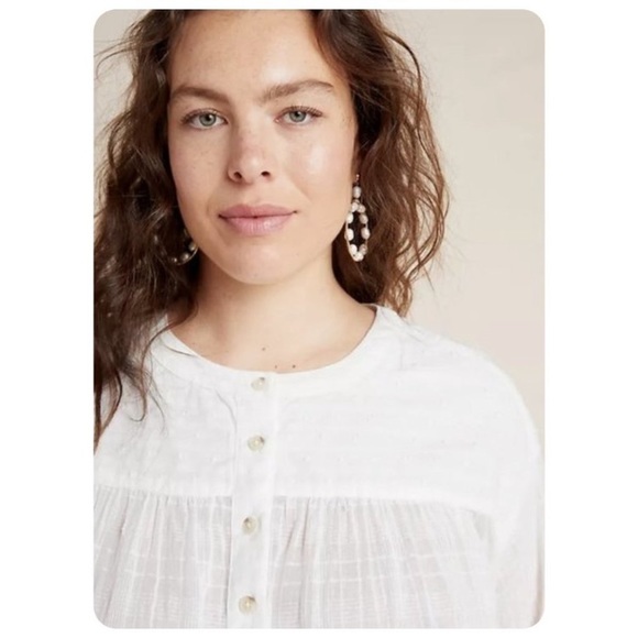Anthropologie - Pilcro - Mila White Button Down Shirt - Picture 4 of 8